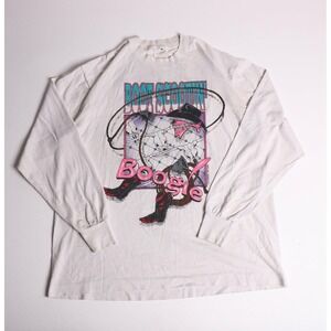 Vintage 1992 Brooks & Dunn Boot Scootin Boogie Long Sleeve T-Shirt White XL
